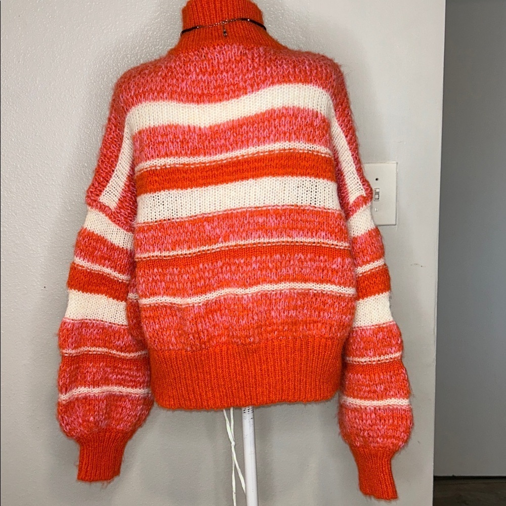 Vero Moda Vibrant Orange Knit Sweater, VERO MODA Sweater 'KAMMA' in Orange SizeM - Picture 8 of 11